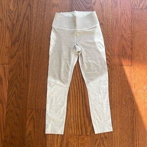 OV XS ivory and tan leggings